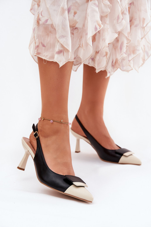 Elegantsed kõrge kontsaga kaunistustega Eko Pealhk msuud Ottoles