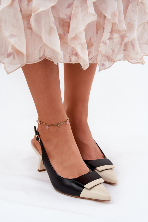 Elegantsed kõrge kontsaga kaunistustega Eko Pealhk msuud Ottoles