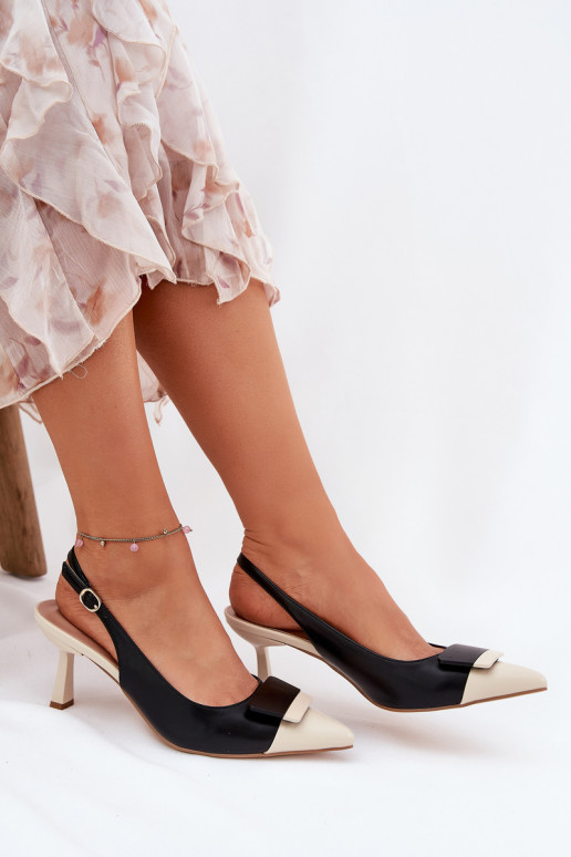 Elegantsed kõrge kontsaga kaunistustega Eko Pealhk msuud Ottoles