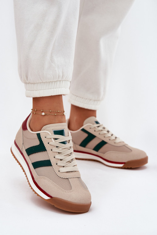 Sellel ondal Sneakers tüüpi jalanõud Pealiste omad beeži värvi Rulaana