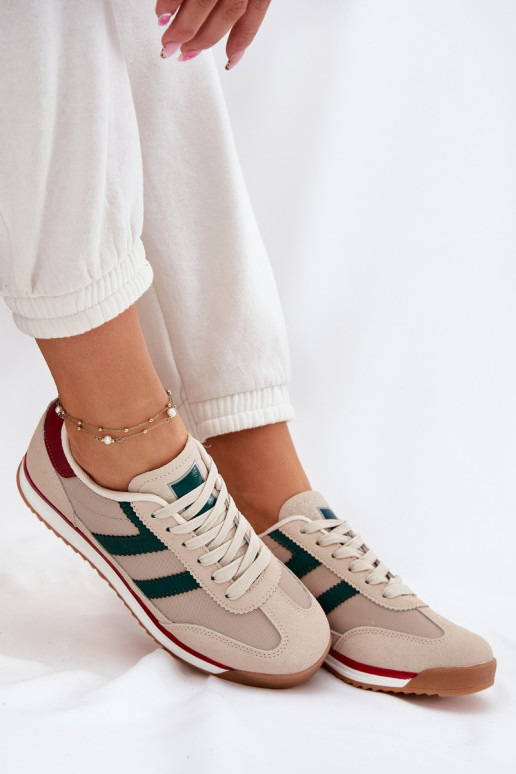 Sellel ondal Sneakers tüüpi jalanõud Pealiste omad beeži värvi Rulaana