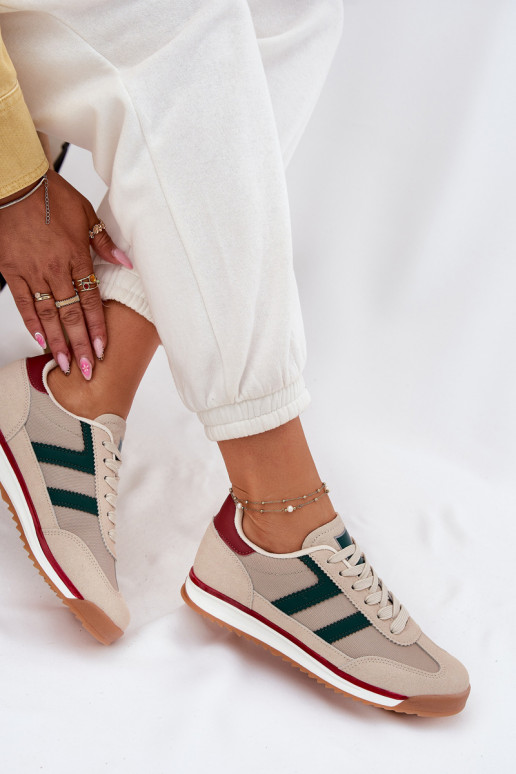 Sellel ondal Sneakers tüüpi jalanõud Pealiste omad beeži värvi Rulaana