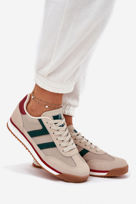 Sellel ondal Sneakers tüüpi jalanõud Pealiste omad beeži värvi Rulaana