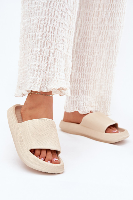 Pealiste omad Kerged sussid Paksu talla peal beeži värvi Querceria