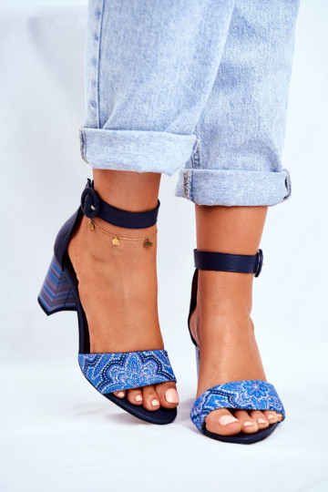 Pealistesandaalid tumesinist värvi 04235-17/00-5 2