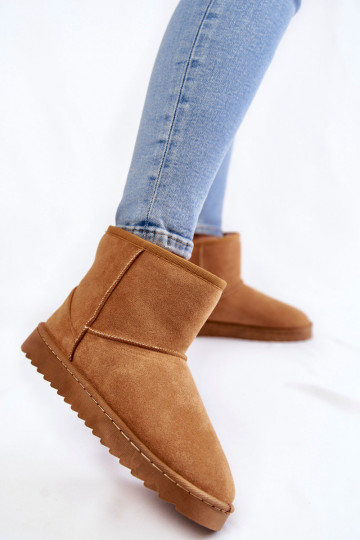 Pealiste omad voodriga Pealiste poolsaapad nööpidega lumesaapad pruunid värvi Virgina