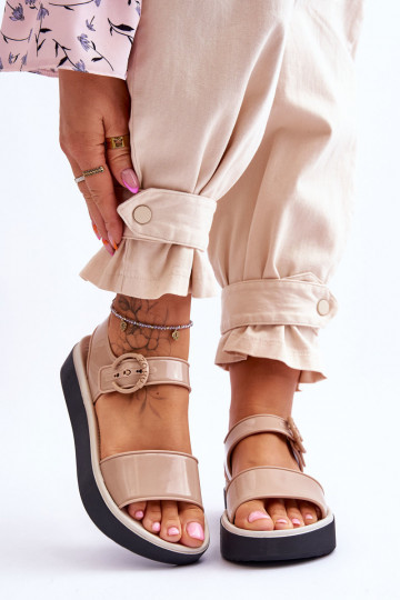 Lõhnav, hüpoallergeenne sandaalid ZAXY JJ285240 beeži värvi-msuud