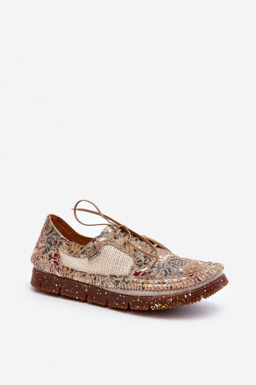 Mustriline jalatsid Pealiste omad Sellel onciejka 06347-04 beeži värvi