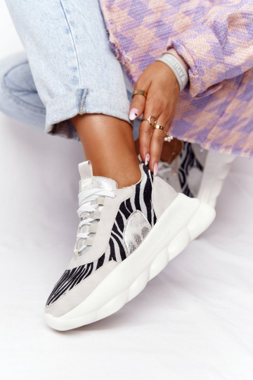 Pealiste omad Sportliku stiiliga jalanõud platvormiga Lu Boo Halli värvi