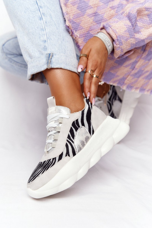 Pealiste omad Sportliku stiiliga jalanõud platvormiga Lu Boo Halli värvi