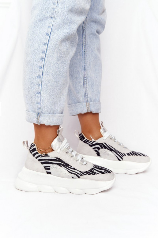 Pealiste omad Sportliku stiiliga jalanõud platvormiga Lu Boo Halli värvi