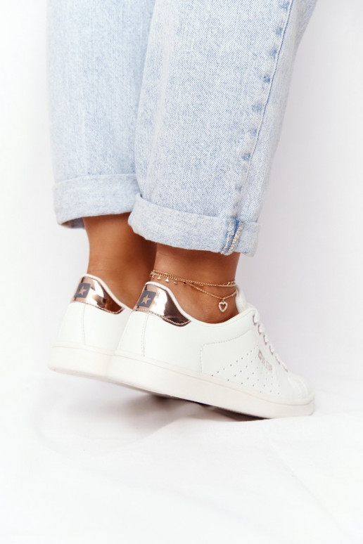 Stiilsed spordijalatsid naturaalsest nahast BIG STAR DD274583 Valget-Vask