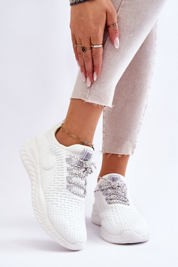 Pealiste omad Sportliku stiiliga jalanõud Memory Foam Big Star HH274296 valget värvi