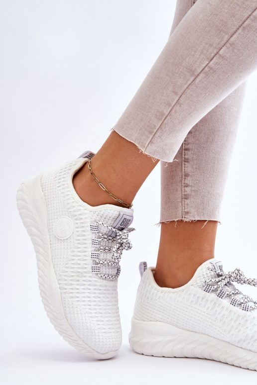 Pealiste omad Sportliku stiiliga jalanõud Memory Foam Big Star HH274296 valget värvi