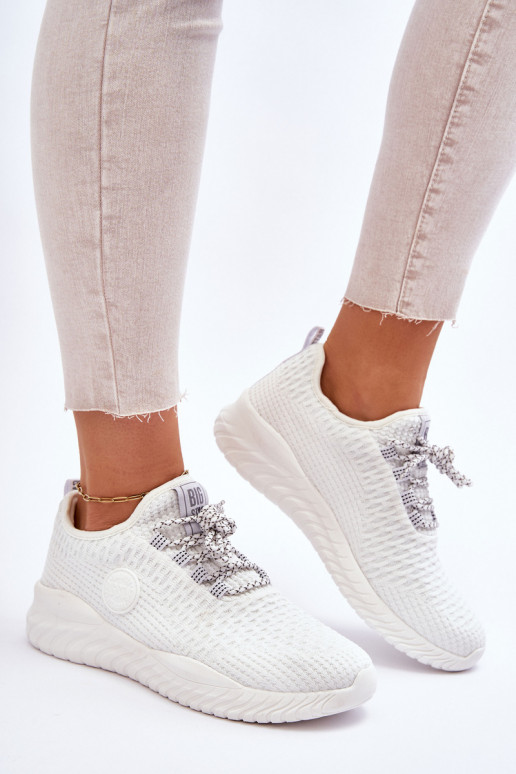 Pealiste omad Sportliku stiiliga jalanõud Memory Foam Big Star HH274296 valget värvi