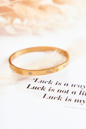 Käevõru kristallidega Kuldset värvi Lauren