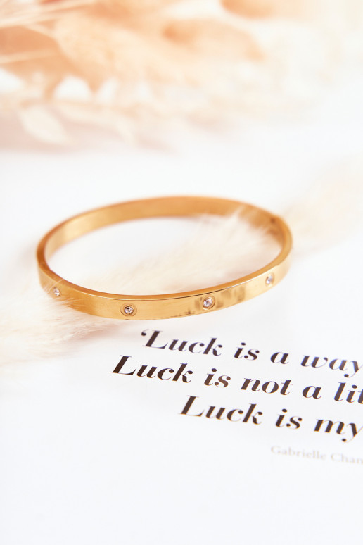 Käevõru kristallidega Kuldset värvi Lauren