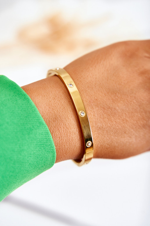 Käevõru kristallidega Kuldset värvi Lauren