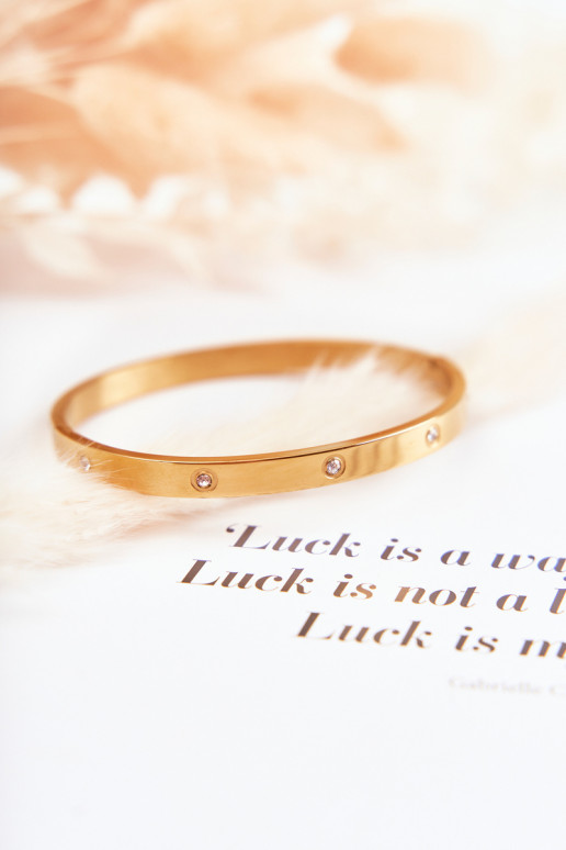 Käevõru kristallidega Kuldset värvi Lauren