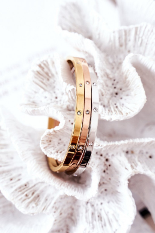 Käevõru säravate kristallidega Hõbedat värvi