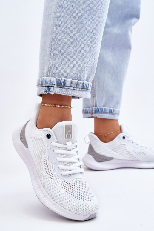 Pealiste omad Valgus spordijalatsid Memory Foam System Big Star LL274297 valget värvi