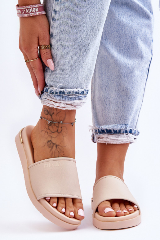 Pealiste omad Sussid platvormiga Big Star LL274933 beeži värvi