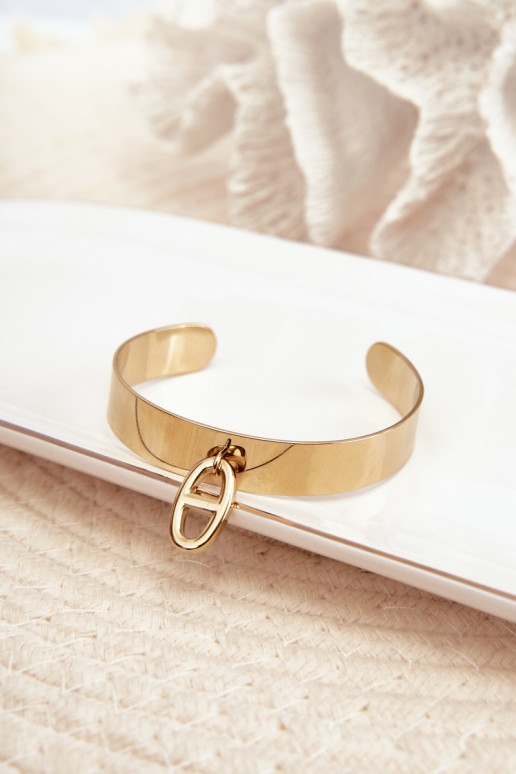 Käevõru kaunistustega Stal Nierdzesissena Kuldset värvi