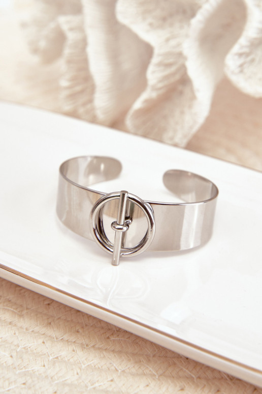 Käevõru Pealiste omad kaunistustega Stal Nierdzesissena Hõbedat värvi