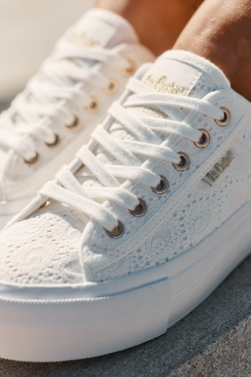 naiste saapad pitsilised Lee Cooper LCIN-25-31-3438L valget värvi