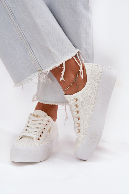 naiste saapad pitsilised Lee Cooper LCIN-25-31-3438L valget värvi