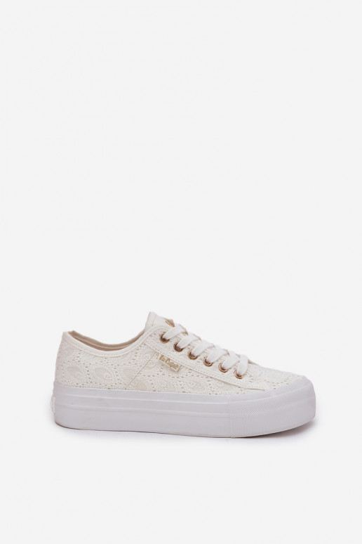 naiste saapad pitsilised Lee Cooper LCIN-25-31-3438L valget värvi