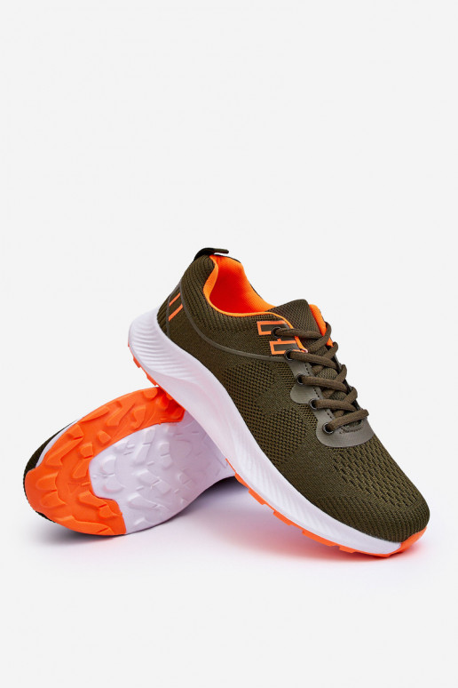 Klassikalise mudeli meeste omad Sportliku stiiliga jalanõud nööritavad khakivärvi Jasper