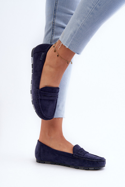 naiste mokassiinid Eco Suedeosissee Big Star NN274931 Memory Foam System tumesinist värvi