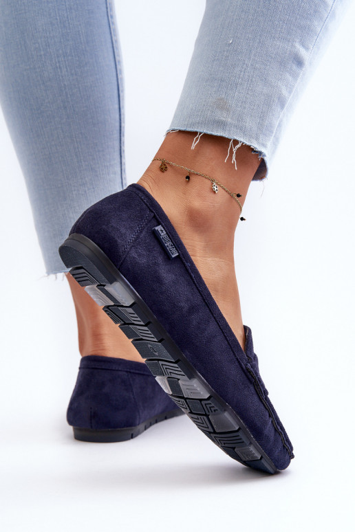 naiste mokassiinid Eco Suedeosissee Big Star NN274931 Memory Foam System tumesinist värvi