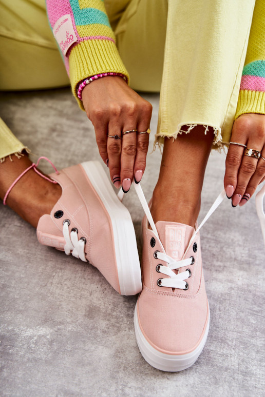 Riidest Pealiste omad Spordijalatsid Big Star KK274020 Nude