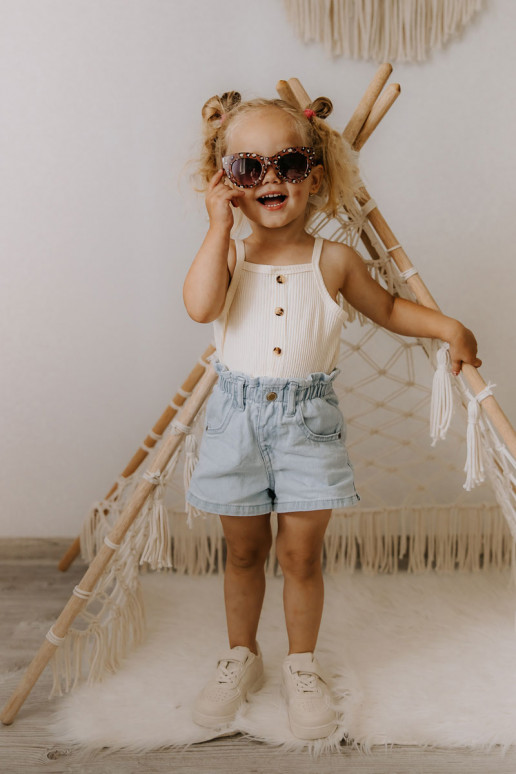 Laste spordijalatsid krõpsudega kinnitatav beeži värvi Elike