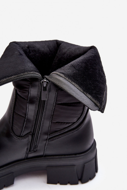 nööpidega lumesaapad Pealiste poolsaapad voodriga tõmblukuga msuud Big Star MM274068