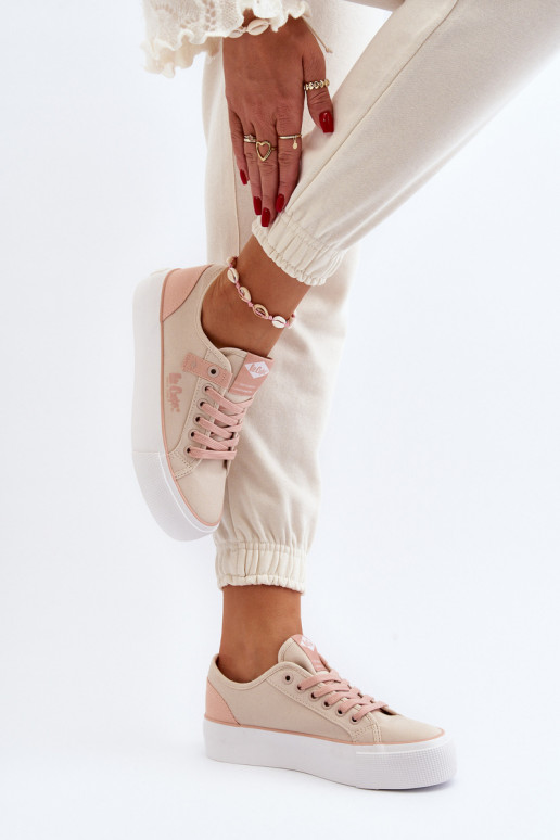 Riidest naiste saapad Lee Cooper LCIN-24-31-2196 beeži värvi