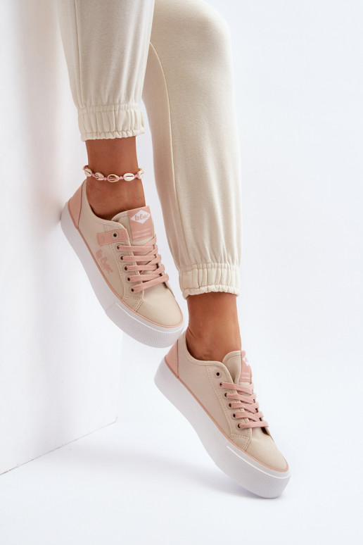 Riidest naiste saapad Lee Cooper LCIN-24-31-2196 beeži värvi