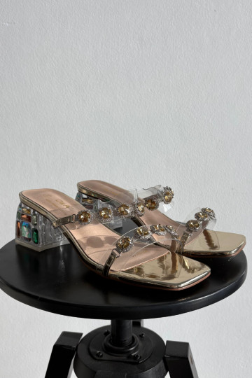 naiste plätud kristallidega D&A MR1037-02 Kuldset värvi