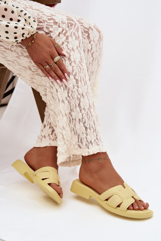 naiste plätud laiade nööridega Kollased Lorania