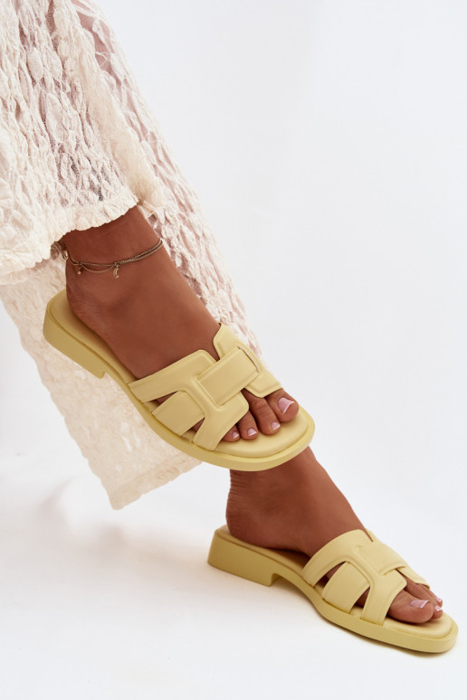 naiste plätud laiade nööridega Kollased Lorania