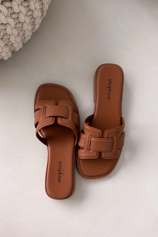 naiste plätud laiade nööridega pruunid värvi Lorania