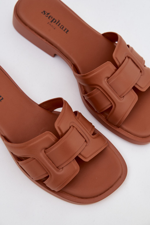 naiste plätud laiade nööridega pruunid värvi Lorania