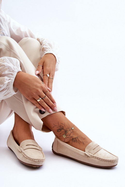 Elegantne mokassinid beeži värvi Lenvie