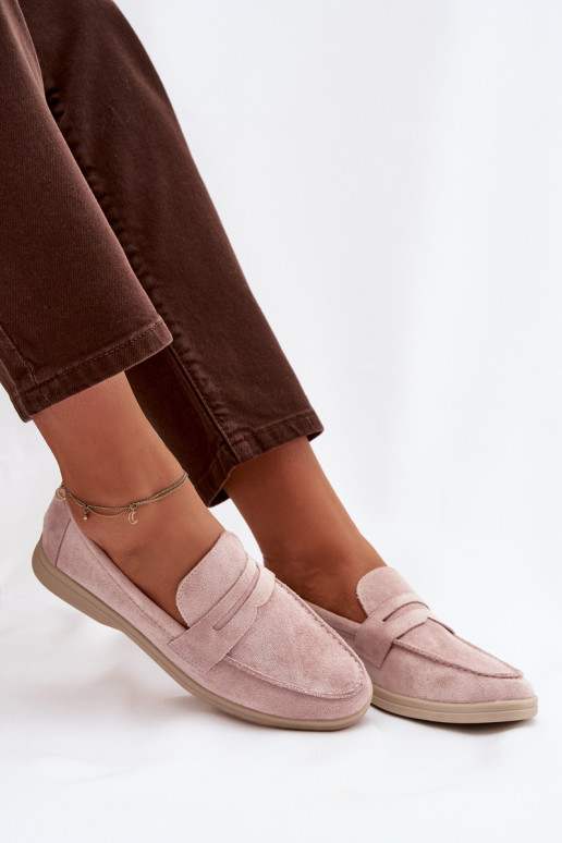naiste mokassiinidEco Suedeu tumeroosad värvi Renelia