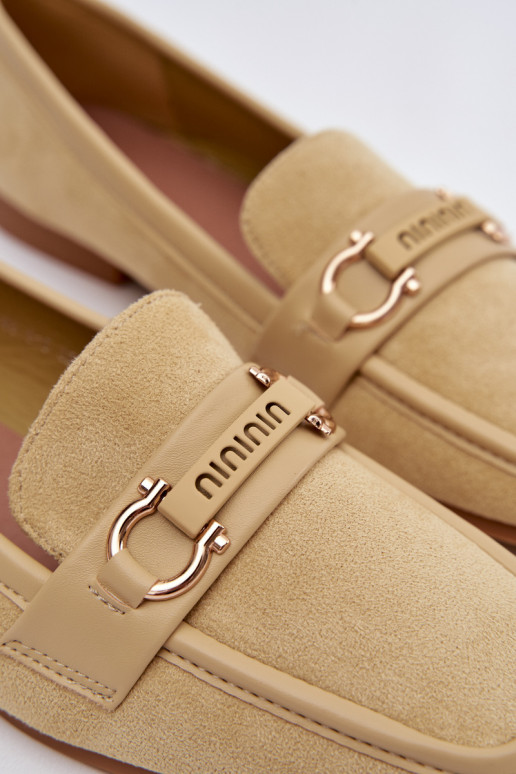 Mokassiinid Mokassiinid Pealiste omad Koos Ornate Element Kollased Evelora