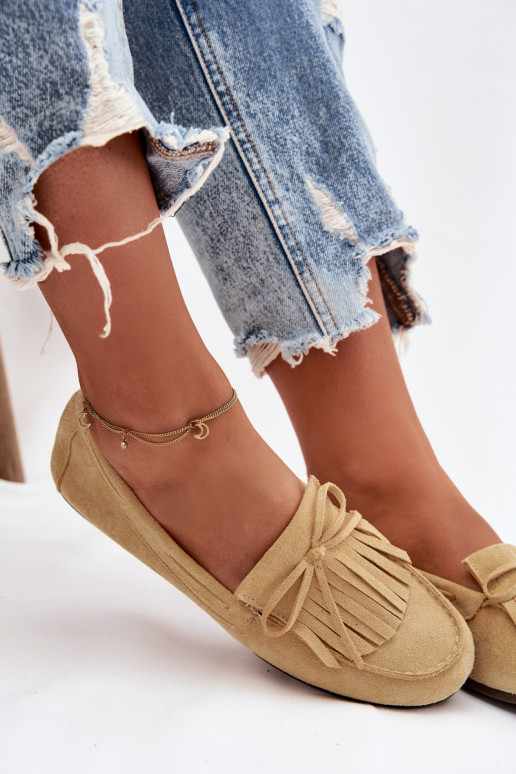 naiste mokassiinid narmastega Kollased Janelisse