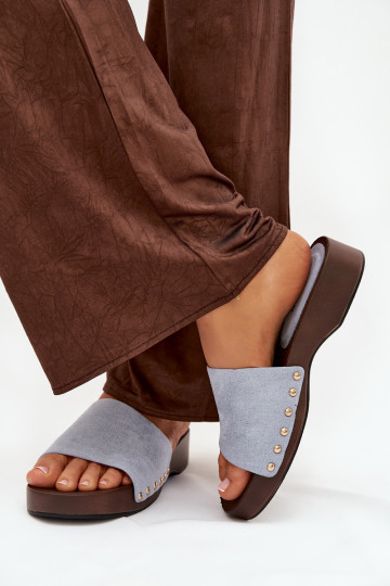 naiste plätud Ze Kuldset värvimi Pealastud Sinist värvi Ferinna