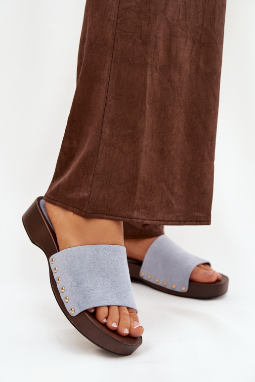 naiste plätud Ze Kuldset värvimi Pealastud Sinist värvi Ferinna